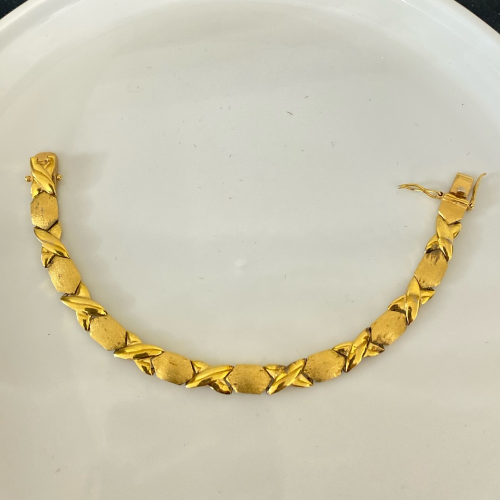 Vintage Fas 925 Gold On Sterling Silver bracelet